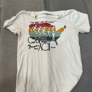 Quinn xcii White Graphic Tee - The People's Tour